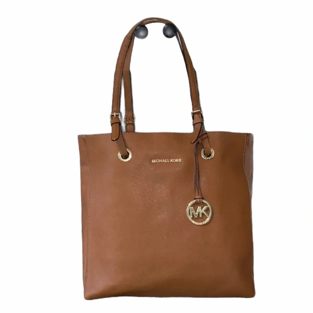 Michael Kors Brown Leather Jet Set Tote